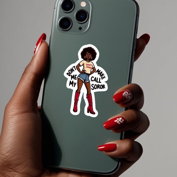 NEW Delta Sigma Theta Stickers divine 9 sorority decals DST black woman gifts - Picture 2 of 11